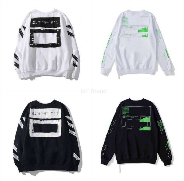 

oil painting off fashion mens hoodies x printed black hoodie women hooded casual pullovers streetwear hoody asian size luxury brand bo66