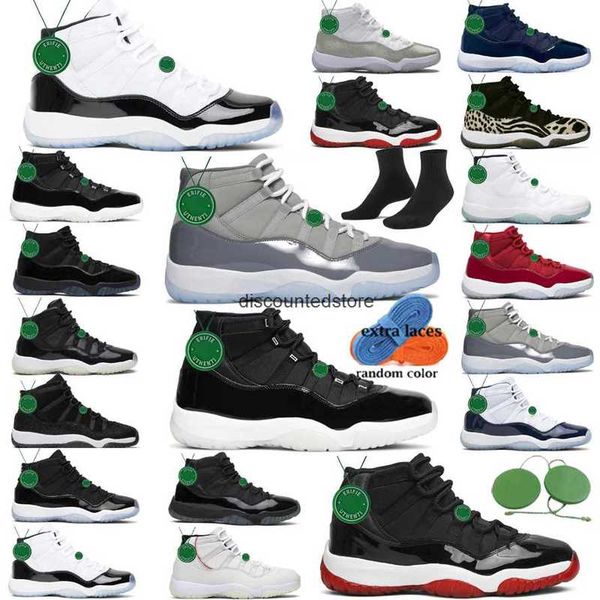 

original 11s cool grey sneakers jumpman 11 basketball shoes mens women low high cherry 72- bred gamma blue space jam citrus prom night, Black