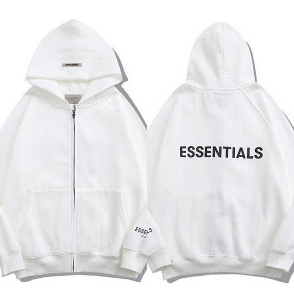 

men's luxury essentials tracksuits sweatshirts fashion zipper hoodies men women sportswear pant suit hooded sweater casual pullover co, Gray