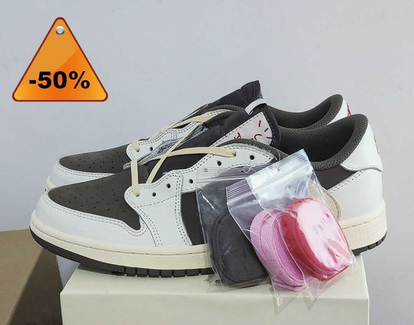 

og reverse mocha low ts cactus jack suede 3m basketball shoes men women 1s high sp fragments jack dark mochas sports sneakers with plastic, Black