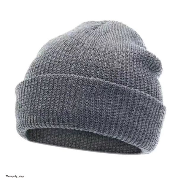 

luxury knitted hat brand designer beanie cap men women autumn winter wool skull caps casual fitted fashion keep warm hat, Yellow