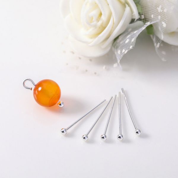 

silver color round head pins for jewelry making diy crafts findings wholesale