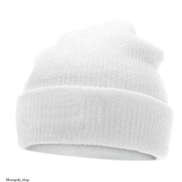 

mens winter cap beanie brand warm beanies european american luxury women double-layer folded knit fashion womens woolen hat, Yellow