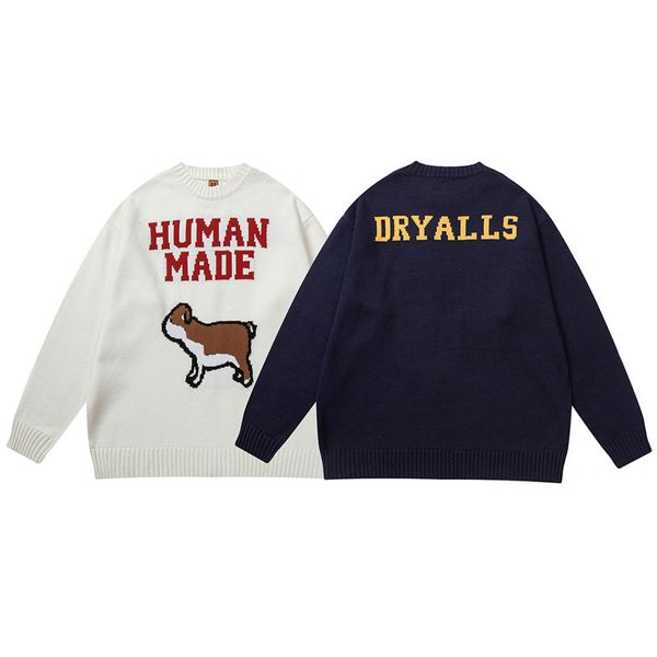 

oversize sweaters autumn winter knitted sweater solid color o-neck pullovers men women letter print loose casual soft thick warm sweaters, White;black