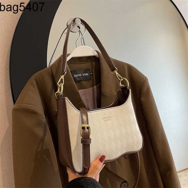 

women's bags are 50% off at the shop new bag small square color contrast handle underarm personality fashion handheld one shoulder