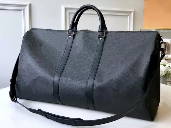 

designer fashion casual travel bag 3 size 45 50 55 cm flower & checkerboard boston handbag shoulder bags m41418 m40569 n48223 m56711 m41414