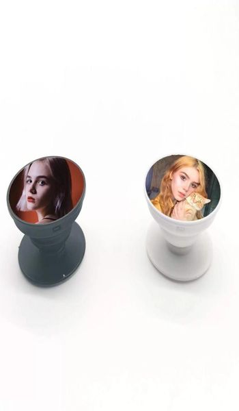 

party favor sublimation blank phone grip holder blanks collapsible stand holders for smartphones and tablets with aluminum insert 8898230