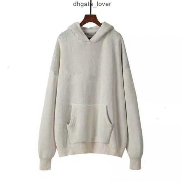 

men's hoodies sweatshirts ess autumn designer mens essential spring men fear sweater of hoody god pullover embroidery sweatshirt loose, Black