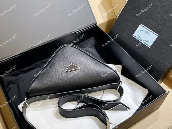 

designer triangle bag genuineleather crossbody handbags plaid shoulder bags women handbag purse fashion zipper wallet genuine leather canvas