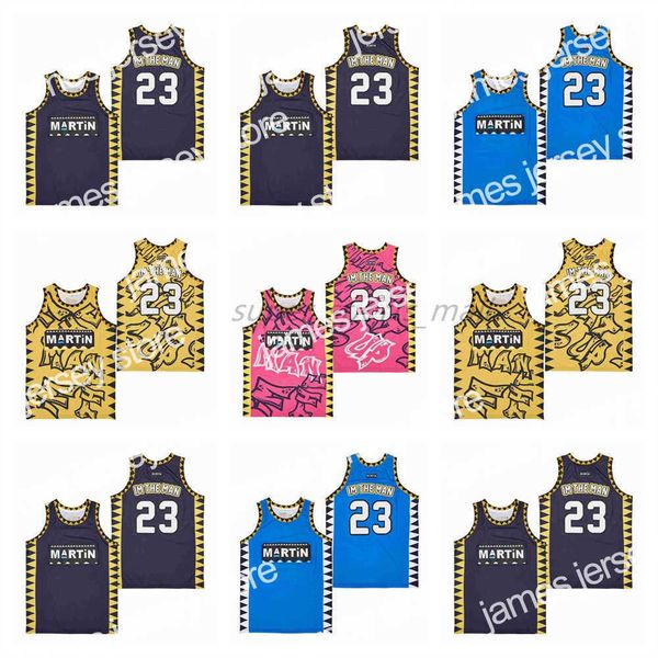 

basketball jerseys movie basketball jerseys martin imma 23# jersey, Black;red