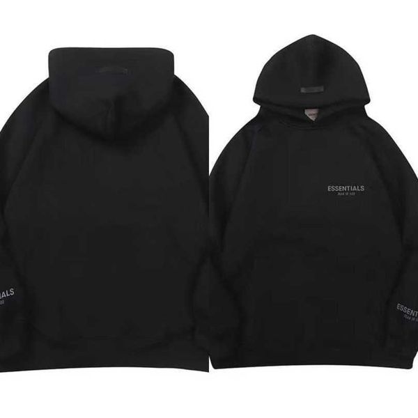 

men's luxury essentials tracksuits sweatshirts hoodies fashion letter men women sportswear pant suit hooded sweater casual pullover co, Black
