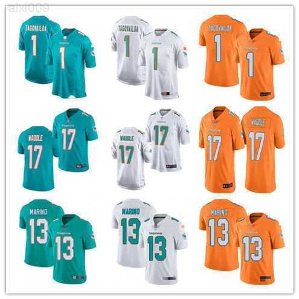 

football jerseys custom 10 tyreek hill miami''dolphins''men jersey 13 dan marino 1 tua tagovailoa 99 jason taylor 17 jay, Black;red