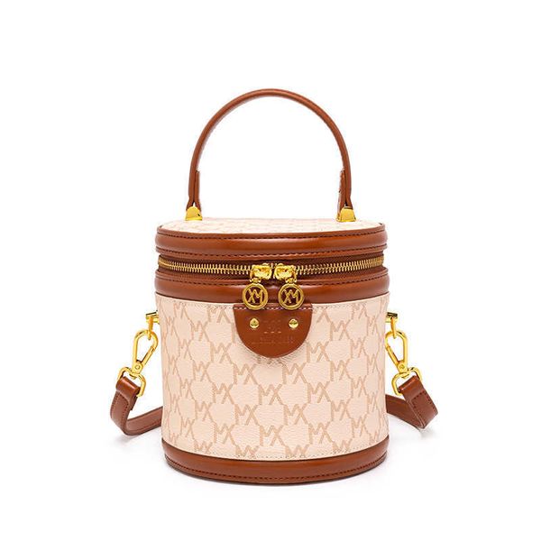 

2023 trendy brand fashion a woman's bag bucket new one shoulder msenger fortune bucket spring and summer portable cylinder female