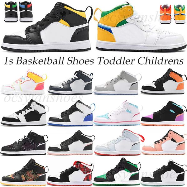 

2023 new kids baby big kid basketball shoes 1s toddler boys girls children youth junior sneaker shoes