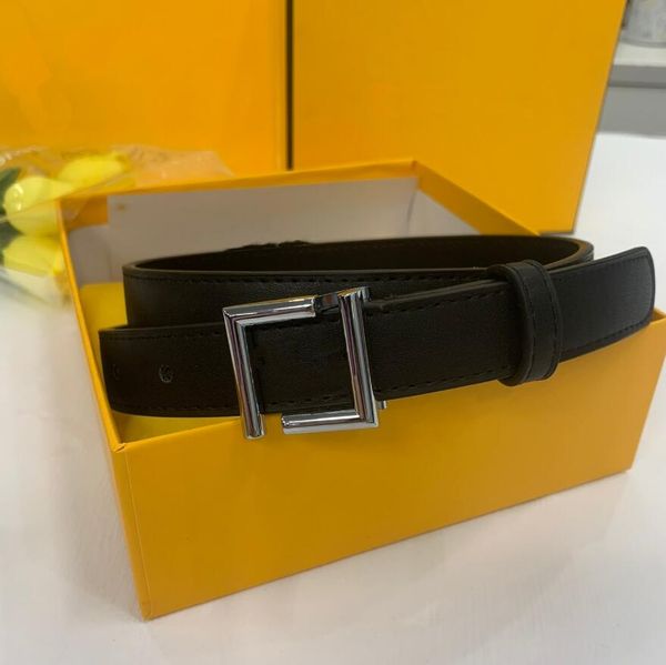 

2022 new style designer belt womens fashion accessories belts luxury brand letter stainless steel copper buckle women dress waist belt 2.5cm, Black;brown