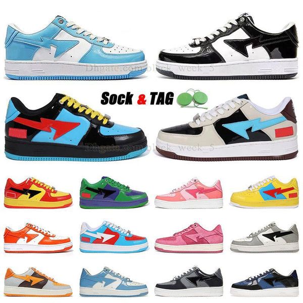 

panda unc low mens womens running shoes designer 2022 black and white patent green paste pink university blue abc camo a bathe designer snea