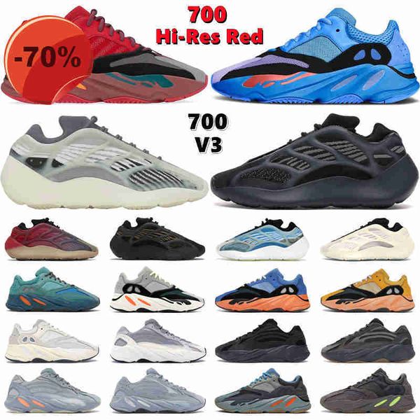 

2023 700 v2 v3 running shoes men women 700s azael alvah hi-res red blue solid grey clay brown vanta mens trainers outdoor sneakers, Black