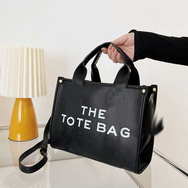 

luxury designer bag m tote women handbags letter shoulder j bags 2023 brands soft pu shopper purses crossbody bags for women clutch 230323
