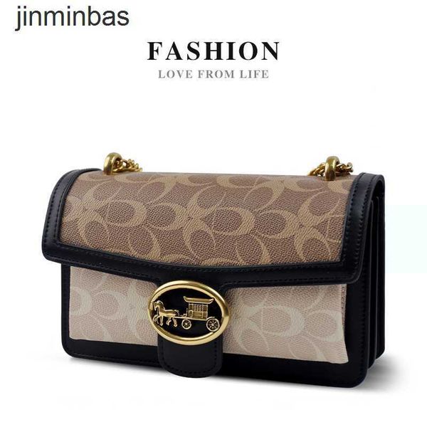 

50% discount in stores 2023 fashion bag kong it live broadcast pattern color contrast small square women's