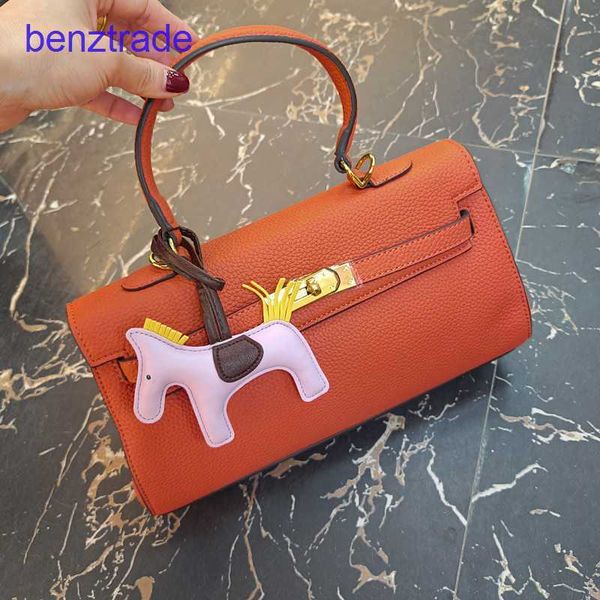 

designer herme kely bags for women price horizontal leather women's 2022 new high-class versatile one shoulder hand