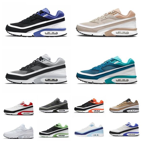 

2023 airmaxs max bw casual shoes mens women air og marina textile black emerald persian violet flax grey green vachetta tan blue cap cream