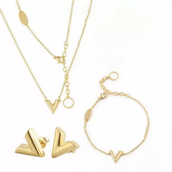 

custom chains necklaces designers gold necklace earrings designer for women stainless steel necklaces luxury charmed bracelet jewelry set bi, Silver