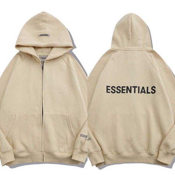 

essentials men's luxury tracksuits sweatshirts fashion zipper hoodies men women sportswear pant suit hooded sweater casual pullover co, Gray