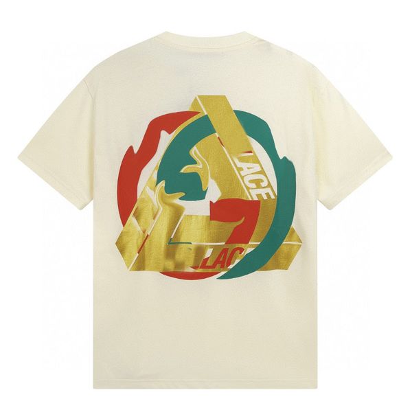 

2022ss spring and summer new shirt high grade cotton sweatshirts printing short pants sleeve round neck panel t-shirt size m-l-xl--xxxl c, Black;brown