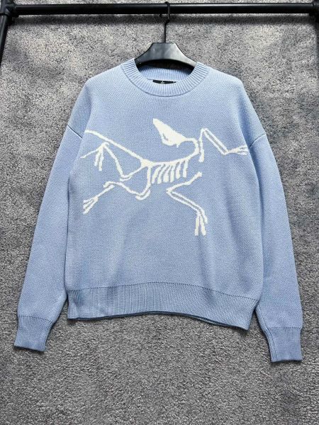 

designer mens cardigan sweater knit womens pullovers sweaters man black blue print round neck winter men casual fashion knitted pullover, White;black