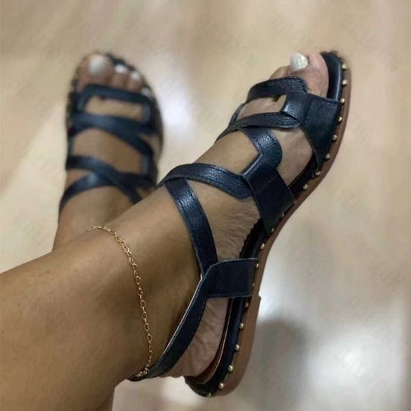 

sandals women sandals rome shoes 2022 summer new rome flats slippers beach sport casual ladies shoes soft mujer slides bohemian zapatos
