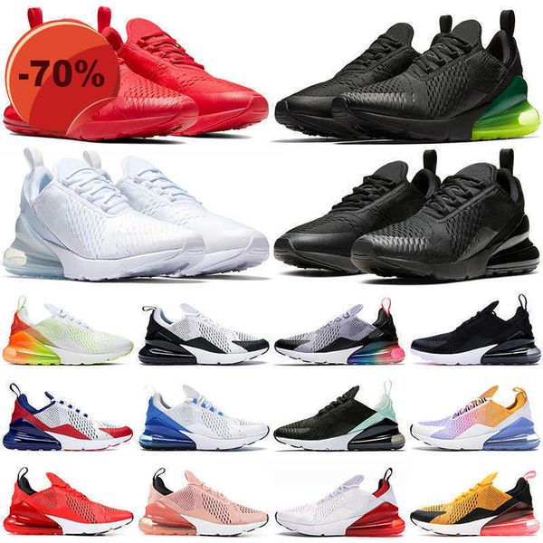 

270 270s running shoes men women trainers triple red black volt university blue rainbow metallic gold usa mens womens outdoor sports