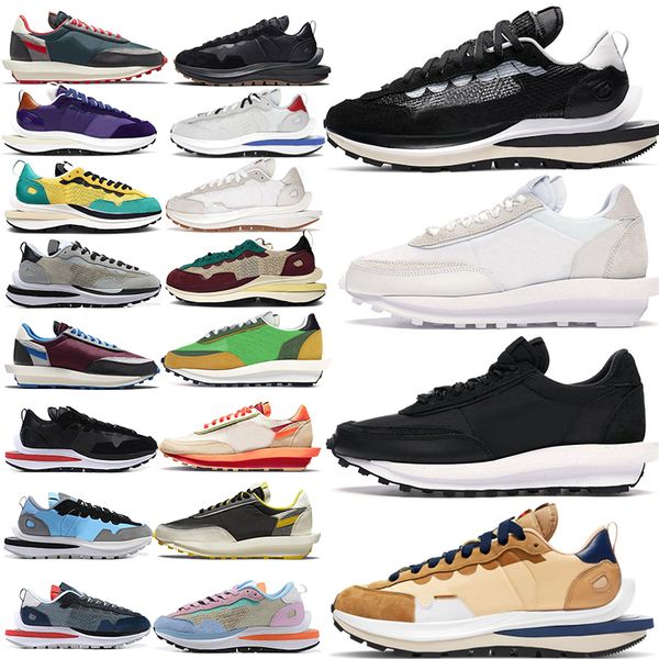 

men vaporwaffle ldwaffle waffle shoes obsidian black white nylon royal fuchsia villain red tour yellow green chunky dun ldv women sacai trai