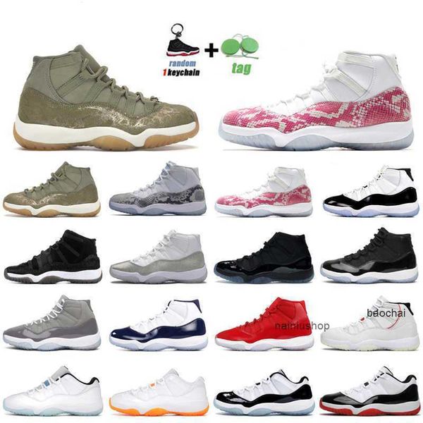 

2023 casual wholesale 11s jumpman basketball shoes for men women jubilee 25th anniversary bred concord 45 legend blue metallic silver space, Black