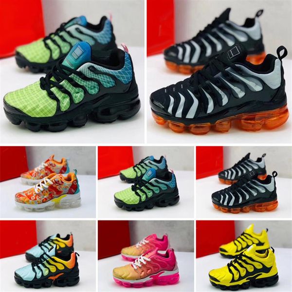 

2022 kids running shoes sneakers infant big boys girls camo black white sports run designer 28-352892, Black;red