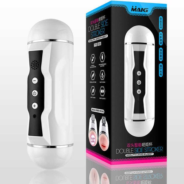 

toy massager aircraft cup full-automatic male masturbator yin hip inverted mold suction telescopic exercise