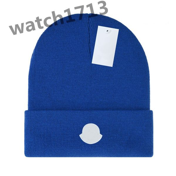 

skull hat classic designer autumn winter style beanie hats men and women fashion universal knitted caps autumn wool outdoor warm 15sss, Blue;gray