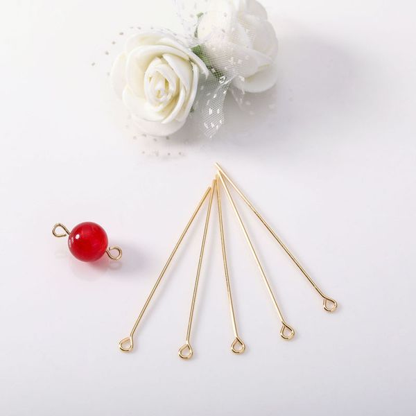 

gold color eye pins for jewelry making diy crafts findings wholesale, Silver