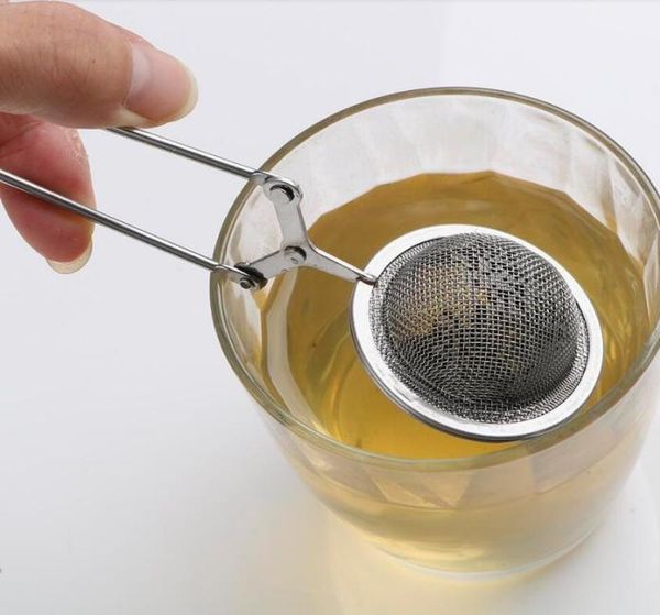

tea infuser 304 stainless steel sphere mesh tea strainer coffee herb spice filter diffuser handle tea ball 903489