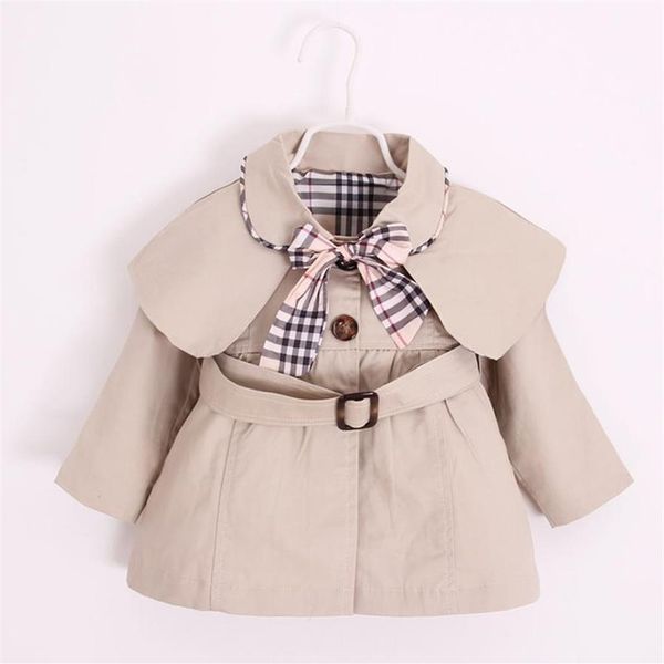 

0-2y baby girls coat spring autumn kids jacket outerwear & coat children clothing toddler clothes204d, Blue;gray