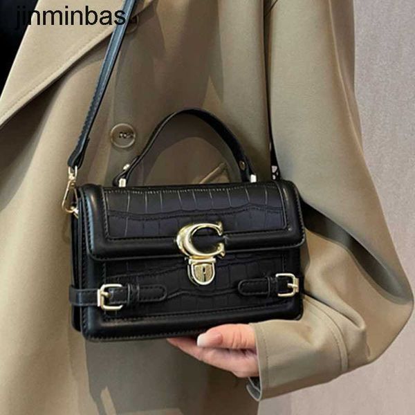

50% discount in stores 2023 fashion bag small dign hand new alligator pattern shoulder high simple