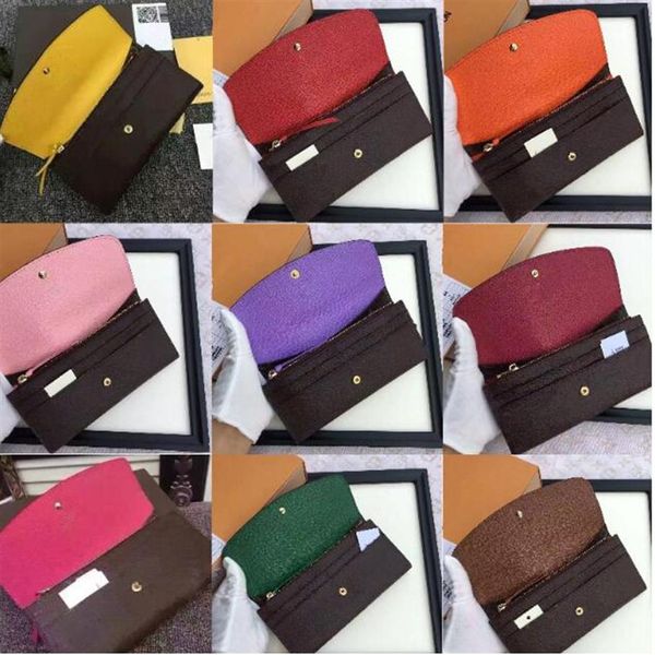 

2019 whole red bottom ladies long wallet multicolor coin purse card package298u, Red;black