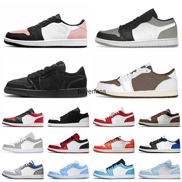 

jorden 1 low basketball shoes travis scotts reverse mocha jumpman 1s shadow toe men trainers fragment bred bleached coral black phantom
