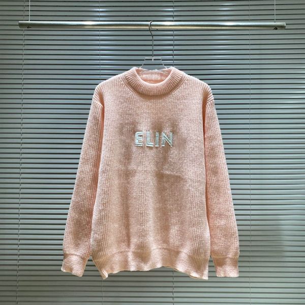 

21ss mens womens designer sweater letters pullover men s hoodie long sleeve sweatshirt embroidery knitwear winter clothes 2022, White;black