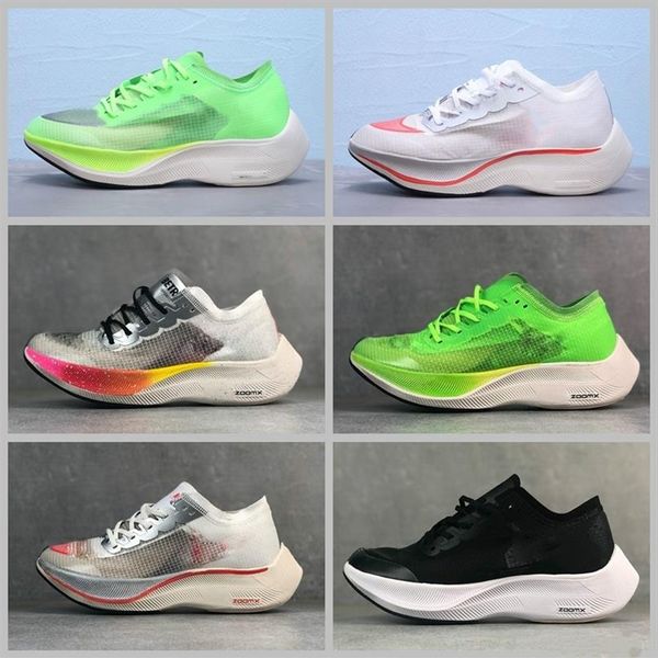 

2019 new zoomx vaporfly next% volt running shoes outdoor women breathable casual jogging shoe mens designer sneakers sport trainer2747, Black