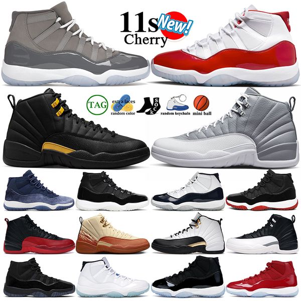 

shoes men women 11s 11 cherry cool grey bred concord gamma blue midnight navy velvet 12 12s royalty black taxi stealth golf sports sneakers, White;red
