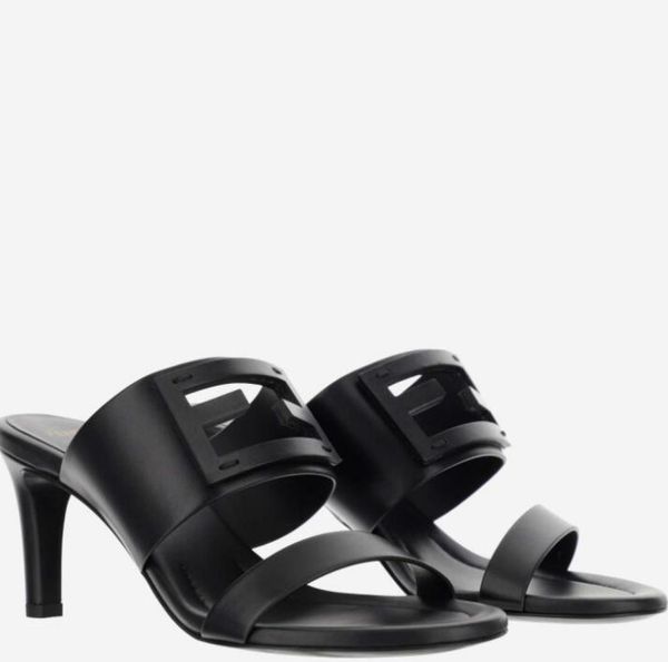 

slipper woman summer sandals luxurys heel baguette fendyity slides sandal leather designer