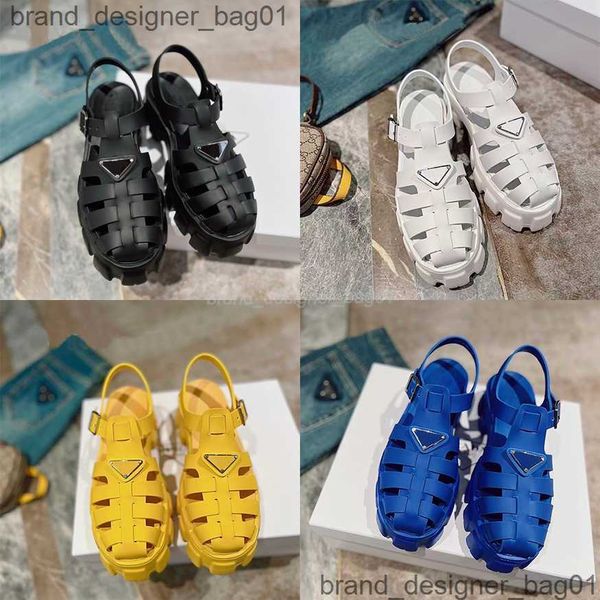 

2023 new sandals women designer sandals foam rubber sandal fashion platform slides triangle metal slippers retro beach loafers round toe san, Black