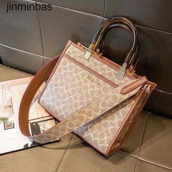

50% discount in stores 2023 fashion bag gu shu hand autumn winter new middle-aged women's tote bag fashion large capacity diagonal cros