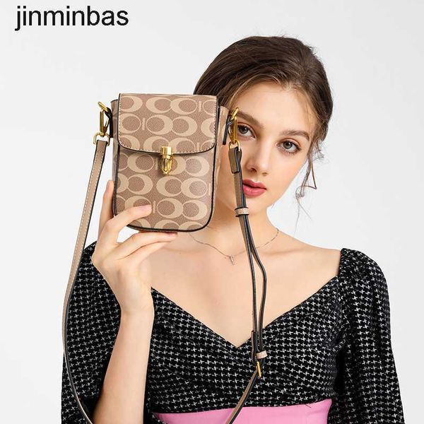 

50% discount in stores 2023 fashion bag fashion versatile print mobile bag women's autumn one shoulder zero wallet small square women