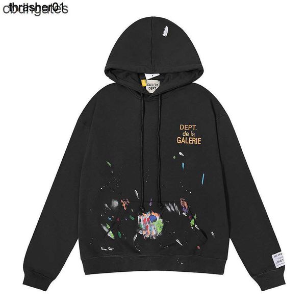 

men's hoodies designer sweatshirts fashion galery dept james pure cotton hoodie women fashion brand loose hoodie, Black